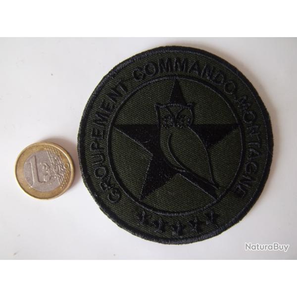 cusson militaire collection groupement commando de montagne insigne tissu