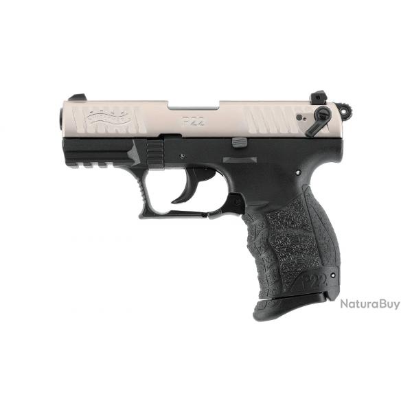 Pistolet d'alarme Walther P22Q NICKEL CAL.9MM PAK 7CPS