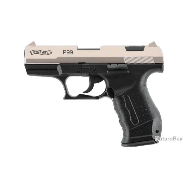Pistolet d'alarme Walther P99 BICOLORE CAL.9MM PAK 15CPS