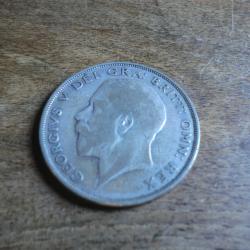 monnaie argent half crown georges V " 1923