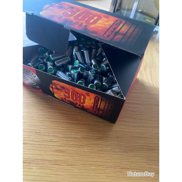 300 munitions  blanc Titan Perfecta calibre 9mm PAK