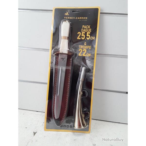 Pack dague 25,5cm + trombe 22cm Verney carron