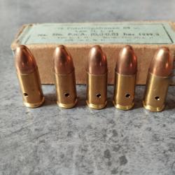 Boite de cartouches 9 mm allemandes 2 WW