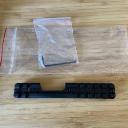 Rail Picatinny CZ noir pour CZ 457