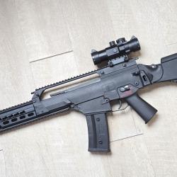 Heckler & Koch HK G36 EFCS EBB AEG - Noir - Umarex / Ares + lunette Vector Optics x4