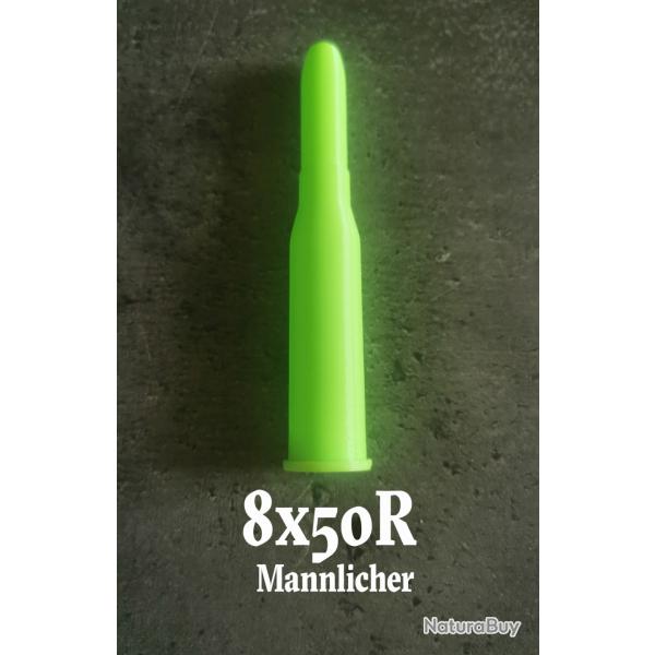 Lot de douilles amortisseur pour tir  sec, 8x50 R Mannlicher, ou 8mm Mannlicher