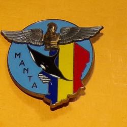 Génie de l'Air, Opération MANTA, dos grenu, épingle sertie   , FABRICANT DELSART SENS  ,  HOMOLOGATI
