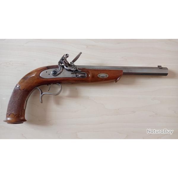 pistolet  silex poudre noire