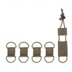 Set d'attaches élastiques MOLLE Olive Drab (331)
