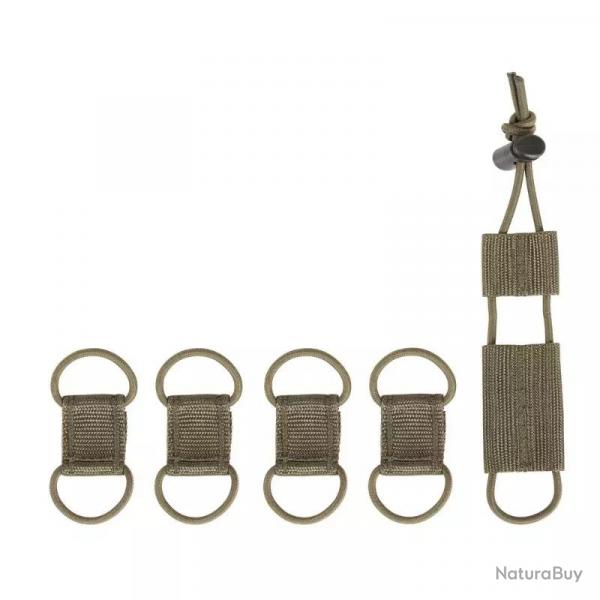 Set d'attaches lastiques MOLLE Olive Drab (331)