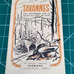 TAVANNES SUR LA ROUTE DU FORT DE VAUX, BATAILLE DE VERDUN