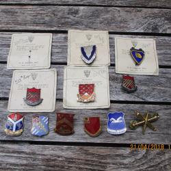 lot d'insignes us ww2