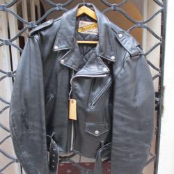 rare blouson cuir  perfecto d'origine schott us authentique