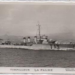 CPA - Marine de Guerre -TORPILLEUR  " LA PALME " N°1385