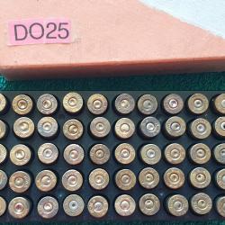 50 cartouches neutralisées 9mm WRA, fabrication US, articles de parachutage (M 7.DO25)