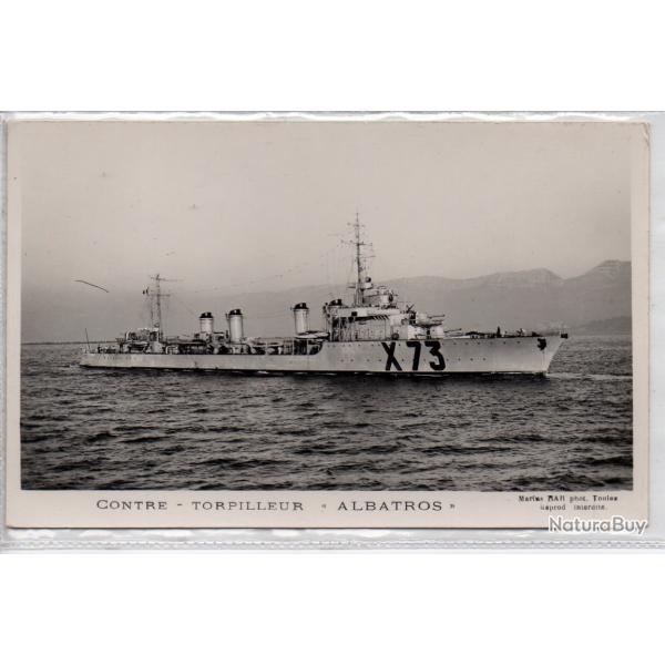 CPA - Marine de Guerre -TORPILLEUR  " ALBATROS " N1386