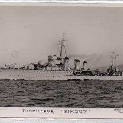 CPA - Marine de Guerre -TORPILLEUR  "SIMOUN " N°1388