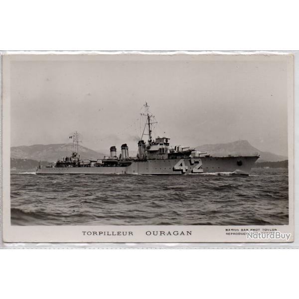 CPA - Marine de Guerre -TORPILLEUR  " OURAGAN " N1389