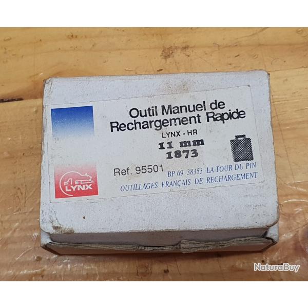 Outil  de rechargement Lynx Huard HR 11mm revolver 1873 / 1874 Bon tat