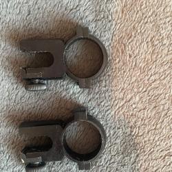 Colliers haut lunette 25,4mm rail 11mm