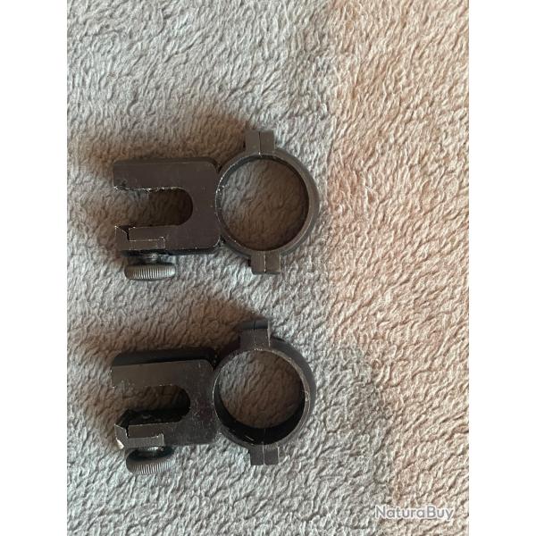 Colliers haut lunette 25,4mm rail 11mm