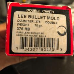 Moule LEE à deux cavités cal. .375