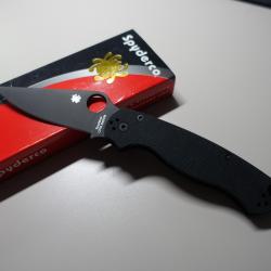 SPYDERCO PM2; PARA2; PARAMILTARY 2 BK