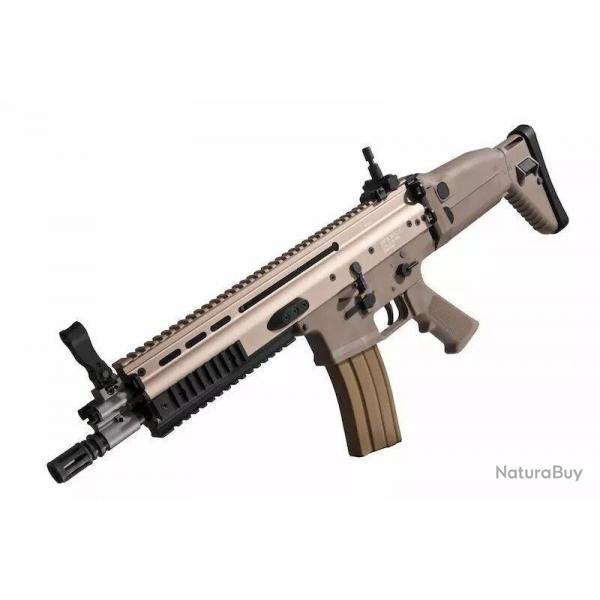 SCAR-L WE Open Bolt CQC GBBR Blowback Desert (BLOC INTERNE  CHANGER) + 4 CHARGEURS + ACCESSOIRES