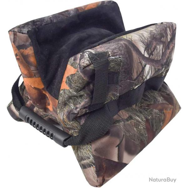Sac de tir avant pour fusil ou carabine - camouflage fort - LIVRAISON GRATUITE