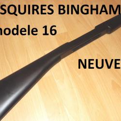 crosse NEUVE carabine SQUIRES BINGHAM 16 bois couleur noire + plaque - VENDU PAR JEPERCUTE (D25D268)