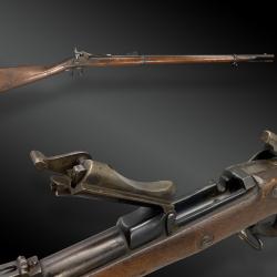FUSIL SPRINGFIELD « TRAPDOOR », Modèle 1873, cadet rifle Etats-Unis, XIXème siècle