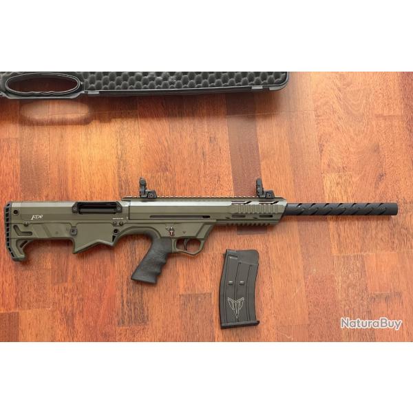 Occasion Fusil rptition manuelle droitier FD12 Bullpup OD Green ; 12/76 billes acier (comme neuf)