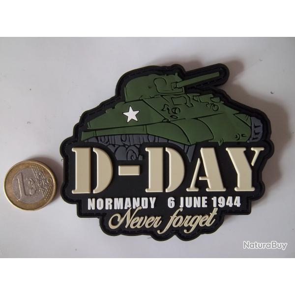 cusson D-Day M4 Sherman char Amricain insigne PVC