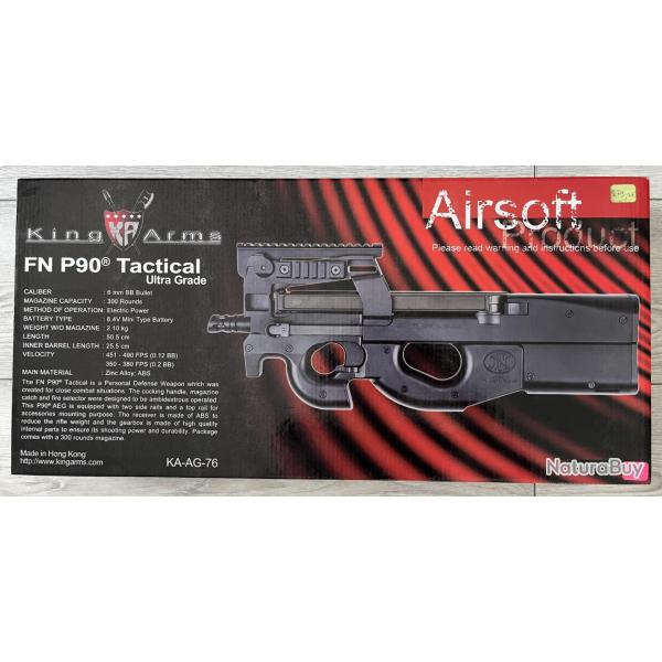 Fusil FN Herstal P90 Tactical Ultra Grade King Arms - 200919