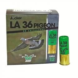 CARTOUCHES JOCKER LA 36 PIGEON calibre 12 70 36g BJ x25