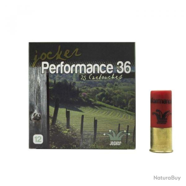 CARTOUCHES JOCKER PERFORMANCE 36 calibre 12/70 36g n°5 BJ x25