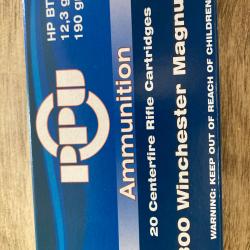 Boite 20 balles PPU 300wm 12,3g 190gr