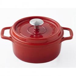 Cocotte ronde 2,5L Invicta RUBIS rouge diam.20cm