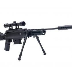 Carabine à plombs Black Ops Sniper Tactical cal. 4,5 mm - Nitro Piston 19,9 joules