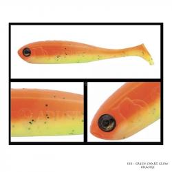 Leurre Souple Adusta Penta Shad 12,5cm 100 - Green Chart Glow Orange