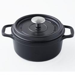 Cocotte ronde 6,1L Invicta noir diam.28cm