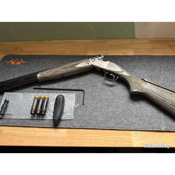 Fusil superpos BROWNING B 525 Laminated Adjust Sporter cal.12/76 canons 76cm 5 chokes busc rglable