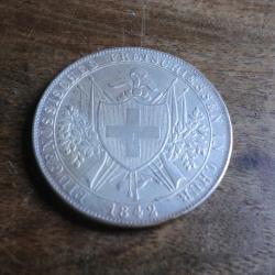 monnaie suisse  eidgenossiches freischiessen in chur 1842