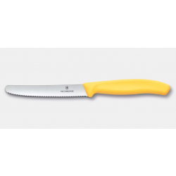 Victorinox 6.7838.C1 Couteau à tomate et de table couleur jaune Swiss Classic - 1 pièce