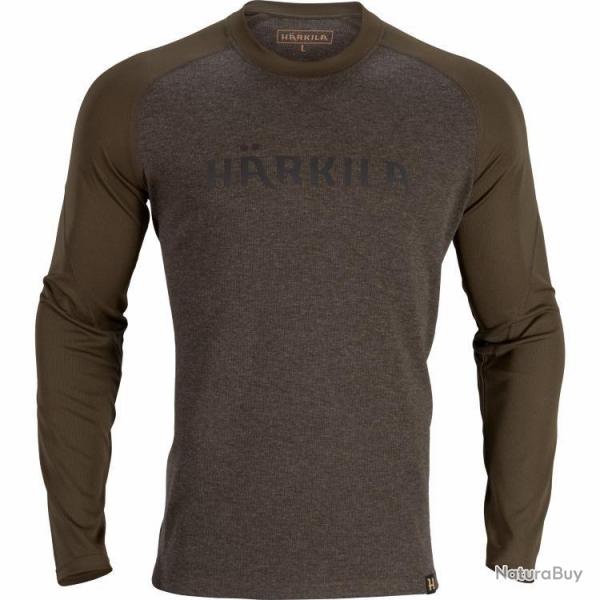 T shirt Harkila Metso L S Willow green