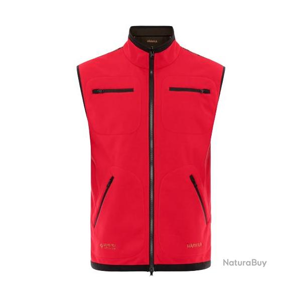 HARKILA GILET KAMKO REVERSIBLE BROWN/RED XL
