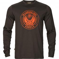 HARKILA T SHIRT GAME BROWN WILDBOAR