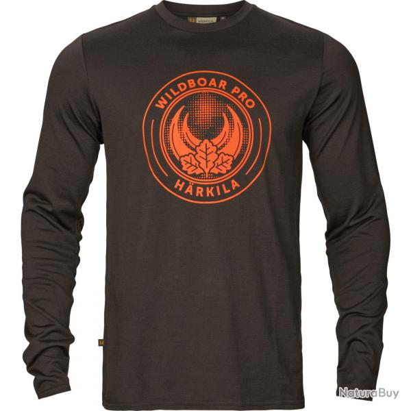 HARKILA T SHIRT GAME BROWN WILDBOAR