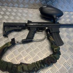 lanceur paintball empire bt4 combat avec flexible mamba et loader