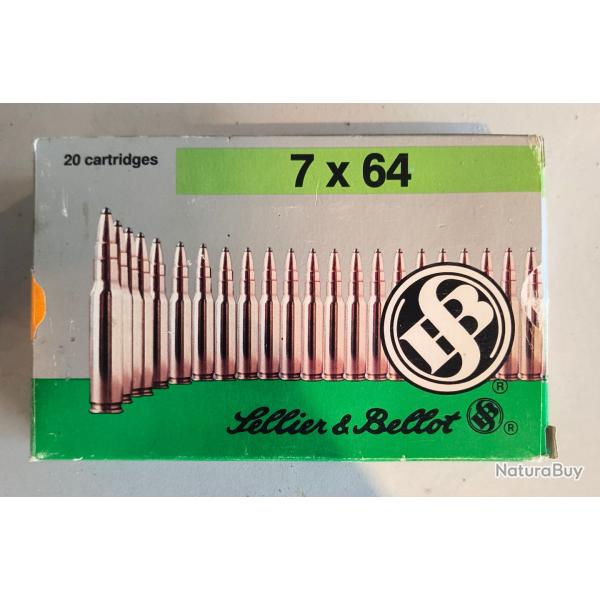 Sellier bellot 7x64 soft point 173grs